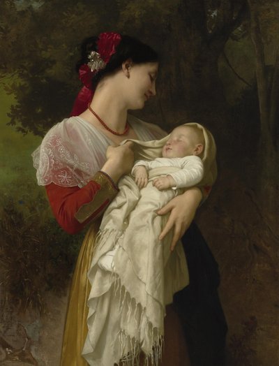 Maternal Admiration by William Adolphe Bouguereau